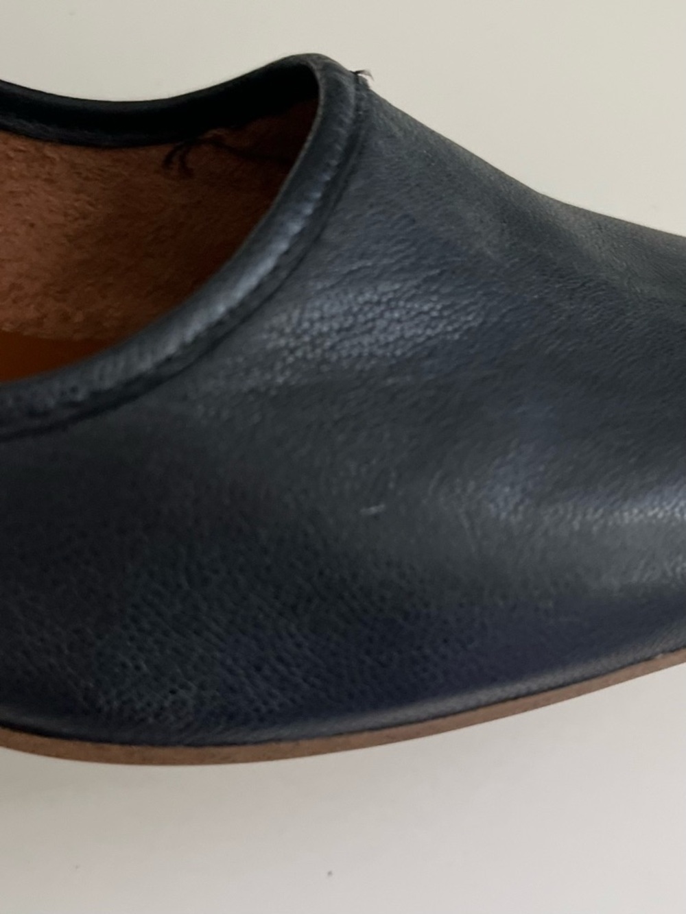 Franco Sarto Black Leather Block Heel Pumps 6M - Picture 12 of 16